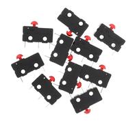 JEWEDECO 10piezas Microinterruptores Para Puerta De Horno Microondas Interruptor De Límite Ppa Resistente Accesorio De Reparación De Electrodomésticos
