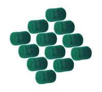 JEWEDECO 12 Piezas de Almohadillas de Fieltro para Saxófono, Protector Portátil para Columna de Fieltro 8x11mm, Accesorios de Reparación para Saxofonistas y Mantenimiento de Instrumentos