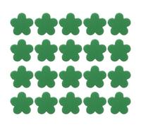 JEWEDECO 120 Pegatinas Adhesivas de Recompensa Infantiles Forma de Flor, Color Verde, Autoadhesivas y Fáciles de Despegar para Jardín de Infantes y Material Educativo