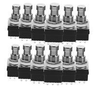 JEWEDECO 12piezas Guitarra Acústica Pedal Pedales Metálicos Botones De Pedal Para