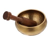 JEWEDECO 1juego Cuencos Cantores Budistas Para y Yoga Instrumento Musical Para Sanación y Relajación De Incluye Bastón