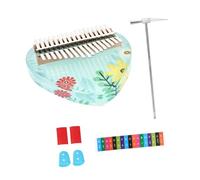 JEWEDECO 1juego Kalimba Para Principiantes Teclas Diseño Transparente Instrumento Musical Ligero y Portátil Para Niño Niña Fácil De Usar Para Actuaciones Grabaciones y Relajación