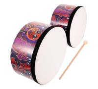 JEWEDECO 1juego Tambores De Bongo Educativos Para Niño Niña Con Baquetas Instrumento De Percusión Para Desarrollo Musical y Rítmico Para Principiantes y Clases De Música