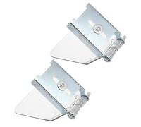 JEWEDECO 2 Piezas Protector Resistente Corrosión Anti Salpicaduras para Acero Inoxidable 304, Tamaño 17x12x6.8cm y Mantenimiento Rápido Amoladora de Banco Industrial para Taller