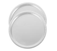 JEWEDECO 2 Platos de Pesaje de Aluminio para Báscula Digital Bandejas para Básculas Electrónicas Pequeñas Accesorios Precisos para Joyería y Gemas Repuesto Resistente para Pesaje Exacto