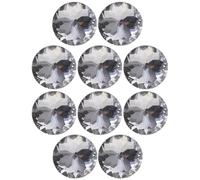 JEWEDECO 20 piezas Botones Tapicería Cristal para Cabecero Cama y Sofá Decoración Brillante para Muebles Tachuelas de Resistentes Ambiente Romántico Accesorio DIY Elegante