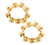 JEWEDECO 20piezas Cuentas De Metal Para Cuerdas De Guitarra Eléctrica Accesorios Creativos Para Guitarra Repuestos Prácticas Para Cuerdas