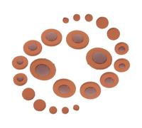 JEWEDECO 28 Piezas de Teclas de Cuero para Saxofón Soprano Abs Resistente, Sellado Completo y Sensación Táctil Mejorada para Músicos en Presentaciones