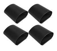 JEWEDECO 4 Cestas Colgantes para Carrito de Almacenamiento Cesta Pequeña Negra de Plástico Resistente Organizador Portátil para Hogar y Salón Adecuado para Orden y Limpieza