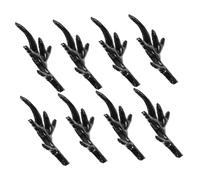 JEWEDECO 4 Pares Diademas Navideñas De Cuerno De Ciervo Simulado Accesorio De De Ciervo Para Manualidades Astas Para Diademas