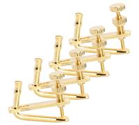 JEWEDECO 4 piezas Ajustadores Finos de Cuerda para Violín Accesorio Metálico Duradero para Estabilidad y Afinación Precisa Fácil Instalación para Violines y Color Dorado Clásico