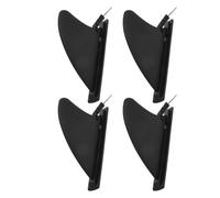 JEWEDECO 4 Piezas Aleta de Repuesto para Tabla Paddle Surf, quillas inflables Desmontables, Sistema de inserción rápido, Resistentes y estables para Kayak y Surf