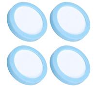 JEWEDECO 4 Piezas Disco Difusor para Acuario de Co2 de 3,1 Cm Material Plástico y Piedra, Fácil Instalación y Reemplazo para Plantas Acuáticas y Mantenimiento de Peceras