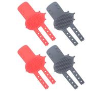 JEWEDECO 4 Piezas Rascador y Material Abs en Forma de Gato Ángulo Ajustable para Gatos y Estructura para Escalar Adecuado para Esquinas de Sofá en o Dormitorio