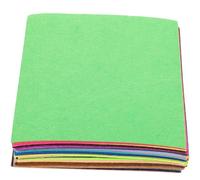 JEWEDECO 40 Hojas de Tela No Tejida de Fieltro para Manualidades Diy, Material Suave y Cómodo para Patchwork Decorativo y Enseñanza Manual