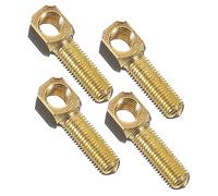 JEWEDECO 4piezas Accesorios Para De Violín Tornillo De Rana Para De Instrumento De Cuerda Tornillo Para Violín De Repuesto Amarillas Accesorio Para Varilla De