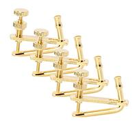 JEWEDECO 4piezas Microafinadores De Violín De Aleación Para Violines Ajustadores Finos Metálicos Compactos y Duraderos Para Cuerdas Accesorio Clásico Para Afinación Precisa