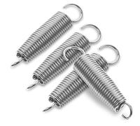 JEWEDECO 4piezas Muelles De Tensión Para Pedal De Bombo Accesorios Resistentes Gancho Prolongador De Muelle Para Batería Alta Resistencia y Durabilidad Compatible Con Pedales De Batería Est