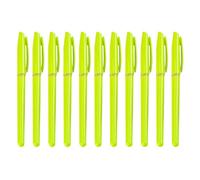 JEWEDECO 50 Piezas de Estuches Transparentes para Bolígrafos de Gel Vacíos de Plástico Diseño Ergonómico para Proteger Núcleos, Ideales como Regalos Vuelta al Cole