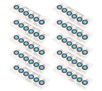 JEWEDECO 50 Tarjetas de Control de Humedad para Componentes Electrónicos Sensibles Papel Absorbente y Detección de Humedad en Real para Gabinetes y Museos