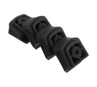 JEWEDECO 6 Piezas Bloques de Freno de Goma Negro para Patines en Línea y Patines de 4 Ruedas Mejora de Agarre y Resistencia la Abrasión