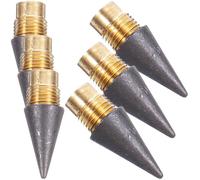 JEWEDECO 6 Puntas de Lápiz sin Tinta de Aleación y Grafito para Recarga, Recambios de Lápices Eternos para Escritura Borrable y Dibujo, Paquete de 6 Unidades Estilo Varios estilos