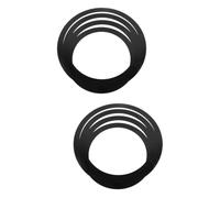 JEWEDECO 8piezas Silenciadores Para Batería Anillos Amortiguadores Para Tambores De Accesorios Prácticos Para y Práctica Musical