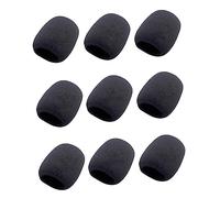 JEWEDECO 9piezas Funda De Micrófono De Parabrisas Antiviento Para Karaoke y Eventos Protección Efectiva Contra Ruido y Saliva Compatible Micrófonos Portátiles