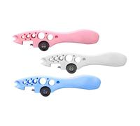 JEWEDECO Abridor de Ampollas Diseño Ergonómico de Plástico, Paquete de 3 Piezas con Abrasiva para para para Uso Médico y Doméstico
