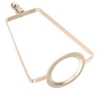 JEWEDECO Adaptador de pantalla de lámpara E27, arpa de metal dorado, soporte de alta dureza para lámpara de mesa y lámpara colgante