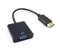 JEWEDECO Adaptador Displayport Vga Macho Hembra Conversor de Vídeo sin Alimentación Externa para Monitores y Pc Portátil Compatible con Alta Definición y Multi-Pantalla