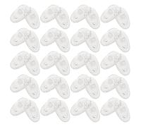 JEWEDECO Almohadillas Nasales Prácticas 50 Pares de Almohadillas Nasales de Silicona de Color Antideslizantes Que No Dejan Marcas ni Causan Irritación para Gafas y Marcos