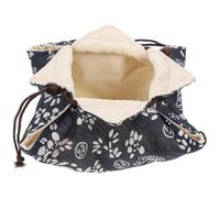 JEWEDECO Bolsa de Té de Kung Fu Grande Color Blanco Hueso y Azul Celadón Bolsa de Almacenamiento Resistente al Desgaste para Tetera Multifunción para Viaje y Uso Doméstico
