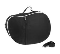 JEWEDECO Bolsa de Transporte Portátil para Arpa y Lira de Algodón Borde Blanco, Compatible 10, 16 y 19 Cuerdas, Ligera y Compacta para Almacenamiento y Uso en Exteriores
