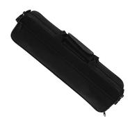 JEWEDECO Bolsa Diseño Sencillo y Práctica de Tela Oxford Negra, Resistente y Multiusos para Transporte y Almacenamiento Cómodo para Flauta y Clarinete