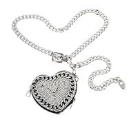 JEWEDECO Bolso De Cadena para Mujer con Decoración De Rhinestone Mini Bandolera Cruzada y Cintura Diseño y Portátil