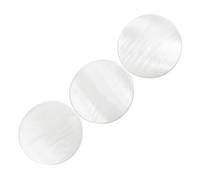 JEWEDECO Botones de Dedo de Concha para Trompeta Blancos, Accesorios Prácticos Instalación Sencilla, Paquete de 3 Piezas para Músicos