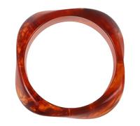 JEWEDECO Brazalete de Resina Geométrico Pulsera Cuadrada Ligera para Mujer Uso Diario Fiesta Colores Vibrantes Acabado