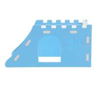 JEWEDECO Cabaña de Escondite para Hámsters con Bordes Redondeados y Material PVC Resistente al Desgaste para Pequeños Animales y Conejillos de Indias
