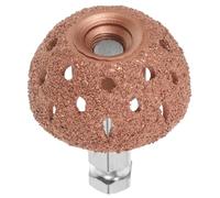 JEWEDECO Cabezal de Pulido de Neumáticos de Coche 38mm, Rueda Pulidora de Aleación de Tungsteno para Reparación de Neumáticos, Kit de Reparación con Varilla de Enlace, Herramienta