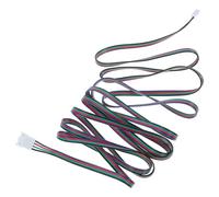 JEWEDECO Cable de Accionamiento Paso a Paso para Impresora 3d, Extensión de 2 Metros 4 Pines, Plástico Resistente y Fácil de Usar, Adecuado para Sistemas de Impresión 3d