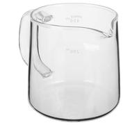 JEWEDECO Cafetera Vidrio de 400 Ml de Borosilicato Resistente al Calor, Jarra Térmica para Café Alta Transparencia Adecuado para Oficina y Uso en Familia