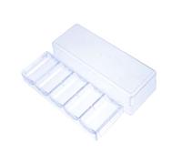 JEWEDECO Caja De Chips Transparente Estuche Profesional para Fichas De Póker Bandeja Multifunción Resistente Al Desgaste para Almacenamiento y Transporte De Fichas Casa o Torneos