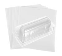 JEWEDECO Caja De Obsequio De Lápiz Labial Transparente Estuche para Bálsamo Labial De Plástico Contenedor para Regalos De Belleza