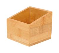 JEWEDECO Caja de Té de Madera Diseño de Boca Abierta, Resistente a Grandes Fuerzas y No Se Deforma, Adecuado para Guardar Bolsas de Té y Dulces en Cocina o Hotel