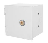 JEWEDECO Caja Eléctrica para Exteriores Tipo 86 Blanco, Resistente al Agua con Protección Antirrobo para Jardín y Baños