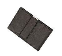 JEWEDECO Cartera Monedero Hombre Billetera De PU Tarjetero Decoración Inoxidable Multifuncional para Tarjetas Monedas y Cheques Color