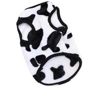 JEWEDECO Chaleco Decorativo Pecho 40cm para Perros y Gatos de Coral Fleece, Ropa de Invierno Práctica Que Mantiene Cálido y Cómodo y Largo 30cm en Días Fríos