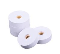 JEWEDECO Cinta de Papel Adecuado para Laboratorio y Entrenamiento de Habilidades 5 Piezas, Equipo de Enseñanza de Física, Material Papel Blanco para Temporizador de Puntos