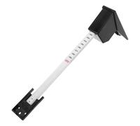JEWEDECO Cinta Métrica de Altura Metálica Retráctil de 200 Cm con Placa para Pared, Medidor de Estatura Preciso Adultos, Herramienta de Seguimiento de Crecimiento para Habitación Infantil
